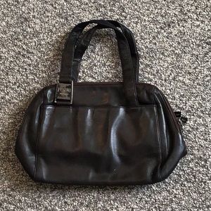 Vintage NYC Perlina Handbag - Chocolate Brown